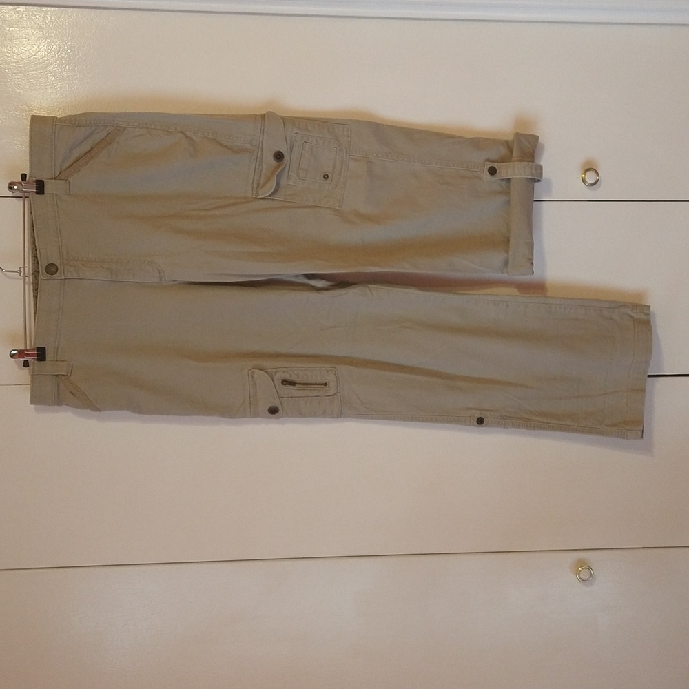 Lee Khaki Twill Cargo Pants